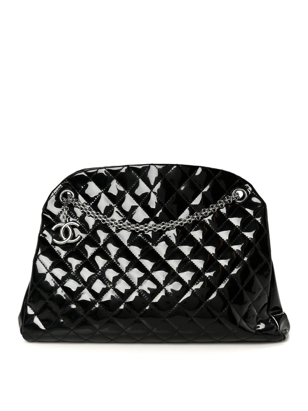Chanel Patent Quilted Large Just #369983C13B